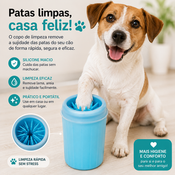 Copo para Limpeza de Patas de Cachorro